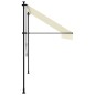 vidaXL Toldo retráctil de tela y acero crema 300x150 cm vidaXL Toldo retráctil de tela y acero crema 300x150 cm