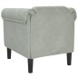 vidaXL Sillón de terciopelo gris claro vidaXL Sillón de terciopelo gris claro