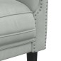 vidaXL Sillón de terciopelo gris claro vidaXL Sillón de terciopelo gris claro