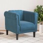 vidaXL Sillón de terciopelo azul vidaXL Sillón de terciopelo azul