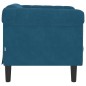 vidaXL Sillón de terciopelo azul vidaXL Sillón de terciopelo azul