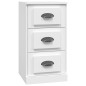 vidaXL Aparadores 3 piezas madera contrachapada blanco vidaXL Aparadores 3 piezas madera contrachapada blanco