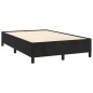 vidaXL Cama box spring con colchón y LED terciopelo negro 120x190 cm vidaXL Cama box spring con colchón y LED terciopelo negro 120x190 cm