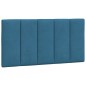 vidaXL Estructura de cama con luces LED terciopelo azul 100x200 cm vidaXL Estructura de cama con luces LED terciopelo azul 100x200 cm