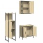 vidaXL Set de muebles de baño 3 pzas madera contrachapada roble sonoma vidaXL Set de muebles de baño 3 pzas madera contrachapada roble sonoma