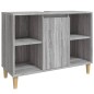 vidaXL Set de muebles de baño 3 pzas madera contrachapada gris sonoma vidaXL Set de muebles de baño 3 pzas madera contrachapada gris sonoma