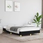 vidaXL Estructura de cama tela negro 120x190 cm