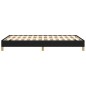 vidaXL Estructura de cama tela negro 120x190 cm