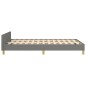 vidaXL Estructura de cama con cabecero tela gris oscuro 120x190 cm vidaXL Estructura de cama con cabecero tela gris oscuro 120x190 cm