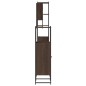 vidaXL Set de muebles baño 4 pzas madera contrachapada roble marrón vidaXL Set de muebles baño 4 pzas madera contrachapada roble marrón
