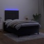 vidaXL Cama box spring con colchón y LED terciopelo negro 120x190 cm vidaXL Cama box spring con colchón y LED terciopelo negro 120x190 cm