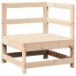 vidaXL Juego de muebles de jardín 7 piezas madera maciza de pino