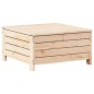 vidaXL Juego de muebles de jardín 7 piezas madera maciza de pino