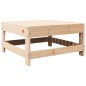 vidaXL Juego de muebles de jardín 7 piezas madera maciza de pino