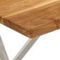 vidaXL Banco con borde natural madera de acacia maciza 105 cm vidaXL Banco con borde natural madera de acacia maciza 105 cm