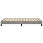 vidaXL Estructura de cama terciopelo gris claro 120x190 cm vidaXL Estructura de cama terciopelo gris claro 120x190 cm