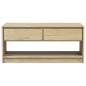 vidaXL Mesa de centro SAUDA madera maciza pino color roble 99x55x45 cm vidaXL Mesa de centro SAUDA madera maciza pino color roble 99x55x45 cm