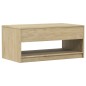 vidaXL Mesa de centro SAUDA madera maciza pino color roble 99x55x45 cm vidaXL Mesa de centro SAUDA madera maciza pino color roble 99x55x45 cm