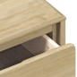 vidaXL Mesa de centro SAUDA madera maciza pino color roble 99x55x45 cm vidaXL Mesa de centro SAUDA madera maciza pino color roble 99x55x45 cm