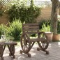 vidaXL Silla de jardín de madera maciza de abeto 58x58x78,5 cm vidaXL Silla de jardín de madera maciza de abeto 58x58x78,5 cm