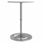 vidaXL Mesa alta de bar madera ingeniería y acero blanca 50x50x90 cm vidaXL Mesa alta de bar madera ingeniería y acero blanca 50x50x90 cm