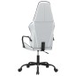 vidaXL Silla gaming cuero sintético blanco y negro vidaXL Silla gaming cuero sintético blanco y negro