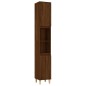 vidaXL Set de muebles de baño 3 pzas madera contrachapada roble marrón vidaXL Set de muebles de baño 3 pzas madera contrachapada roble marrón