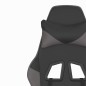 vidaXL Silla gaming cuero sintético negro y gris vidaXL Silla gaming cuero sintético negro y gris