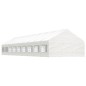 vidaXL Cenador con techo polietileno blanco 20,07x5,88x3,75 m vidaXL Cenador con techo polietileno blanco 20,07x5,88x3,75 m