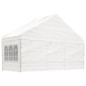 vidaXL Cenador con techo polietileno blanco 20,07x5,88x3,75 m vidaXL Cenador con techo polietileno blanco 20,07x5,88x3,75 m