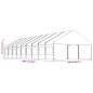 vidaXL Cenador con techo polietileno blanco 20,07x5,88x3,75 m vidaXL Cenador con techo polietileno blanco 20,07x5,88x3,75 m