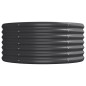 vidaXL Jardinera arriate acero recubierto polvo antracita 440x80x36 cm vidaXL Jardinera arriate acero recubierto polvo antracita 440x80x36 cm