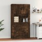 vidaXL Aparador alto madera contrachapada roble ahumado vidaXL Aparador alto madera contrachapada roble ahumado