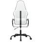 vidaXL Silla gaming de masaje cuero sintético negro y blanco vidaXL Silla gaming de masaje cuero sintético negro y blanco