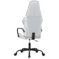 vidaXL Silla gaming de masaje cuero sintético negro y blanco vidaXL Silla gaming de masaje cuero sintético negro y blanco