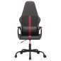 vidaXL Silla gaming con masaje cuero sintético rojo tinto y negro vidaXL Silla gaming con masaje cuero sintético rojo tinto y negro
