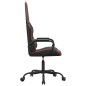 vidaXL Silla gaming con masaje cuero sintético rojo y negro vidaXL Silla gaming con masaje cuero sintético rojo y negro