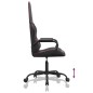 vidaXL Silla gaming con masaje cuero sintético rojo tinto y negro vidaXL Silla gaming con masaje cuero sintético rojo tinto y negro