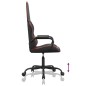vidaXL Silla gaming con masaje cuero sintético rojo y negro vidaXL Silla gaming con masaje cuero sintético rojo y negro