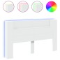 vidaXL Cabecero de cama con LED blanco 180x16,5x103,5 cm vidaXL Cabecero de cama con LED blanco 180x16,5x103,5 cm