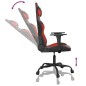 vidaXL Silla gaming de masaje cuero sintético negro y rojo vidaXL Silla gaming de masaje cuero sintético negro y rojo