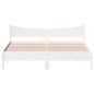 vidaXL Estructura cama cabecero madera maciza pino blanco 180x200 cm vidaXL Estructura cama cabecero madera maciza pino blanco 180x200 cm