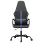 vidaXL Silla gaming cuero sintético negro y azul vidaXL Silla gaming cuero sintético negro y azul