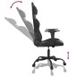 vidaXL Silla gaming cuero sintético negro vidaXL Silla gaming cuero sintético negro