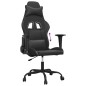 vidaXL Silla gaming cuero sintético negro vidaXL Silla gaming cuero sintético negro