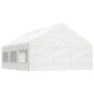 vidaXL Cenador con techo polietileno blanco 6,69x5,88x3,75 m vidaXL Cenador con techo polietileno blanco 6,69x5,88x3,75 m