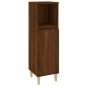 vidaXL Set de muebles baño 3 pzas madera contrachapada roble marrón vidaXL Set de muebles baño 3 pzas madera contrachapada roble marrón