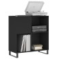 vidaXL Mueble para discos madera contrachapada negro 84,5x38x89 cm vidaXL Mueble para discos madera contrachapada negro 84,5x38x89 cm