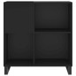 vidaXL Mueble para discos madera contrachapada negro 84,5x38x89 cm vidaXL Mueble para discos madera contrachapada negro 84,5x38x89 cm