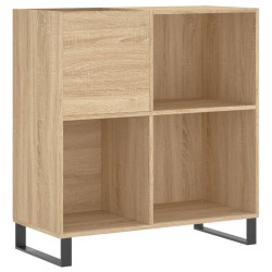 vidaXL Mueble discos madera contrachapada roble Sonoma 84,5x38x89 cm